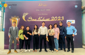 Sunteco tại vòng thuyết trình của giải thưởng Sao Khuê 2023